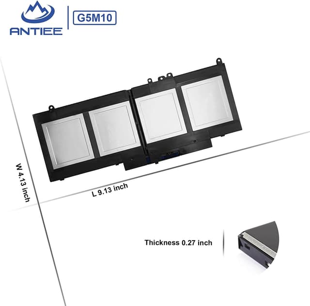 Реновирана оригинална батерия за лаптоп:
DELL Latitude E5250, E5450, E5550