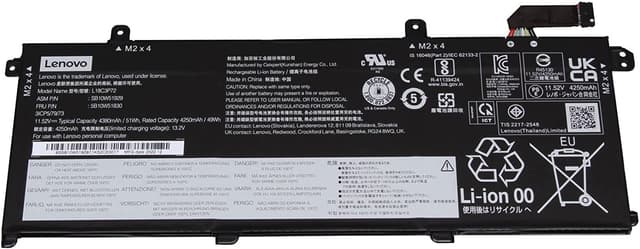 Реновирана оригинална батерия за лаптоп: Lenovo T490, T14 GEN1, T14 GEN2, P43S