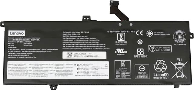 Реновирана оригинална батерия за лаптоп:
Battery for laptop:
Lenovo ThinkPad x390, x395