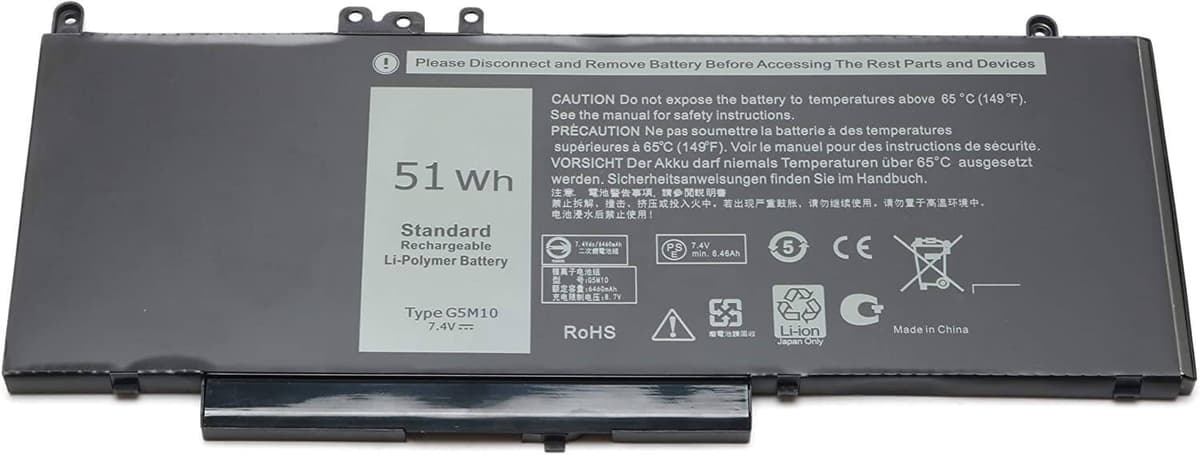 Реновирана-оригинална-батерия-за-лаптоп:-DELL-Latitude-E5250,-E5450,-E5550-detail-shot