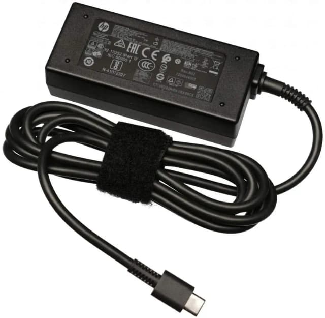 Употребявано оригинално заряднo за HP 65W, Type-C / USB-C