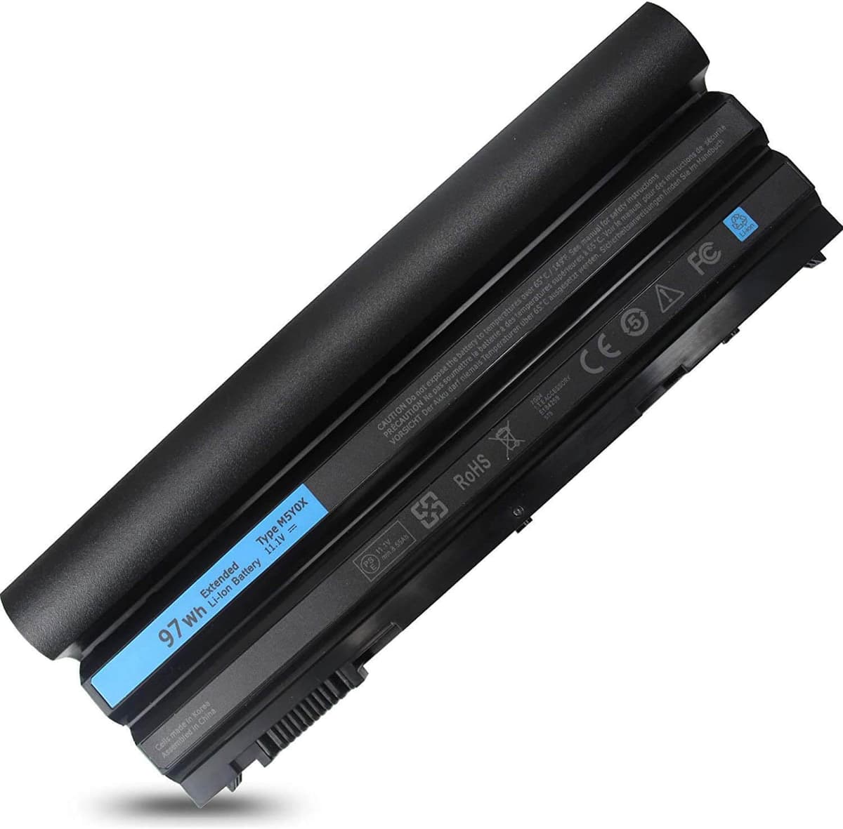 Реновирана-оригинална-9-клетъчна-батерия-за:-DELL-Latitude-E5420-DELL-Latitude-E5430-DELL-Latitude-E5520-DELL-Latitude-E5530-DELL-Latitude-E6420-DELL-Latitude-E6430-DELL-Latitude-E6440-DELL-Latitude-E6520-DELL-Latitude-E6530-DELL-Latitude-E6540-DELL-Vostro-3460-DELL-Vostro-3560-front-view